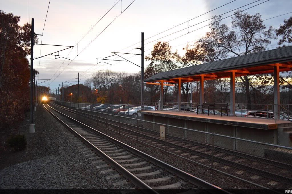 Amtrak regional approaching.